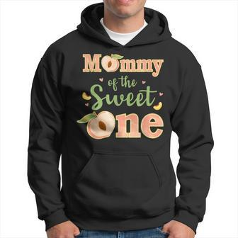 Mommy Of The Sweet One 1St Birthday Matching Family Peach Hoodie | Mazezy