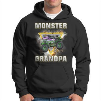 Monster Truck Are My Jam Monster Truck Grandpa Hoodie | Mazezy UK