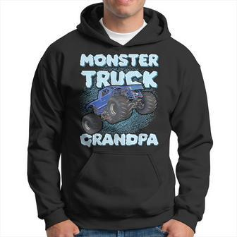 Monster Truck Grandpa For Grandpas Cool Funny Monster Truck Hoodie | Mazezy