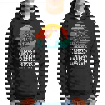Monster Trucks Are My Jam Retro Vintage Monster Truck Hoodie | Mazezy