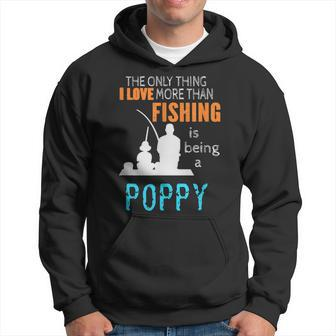 More Than Love Fishing Poppy Special Grandpa Gift For Mens Hoodie | Mazezy