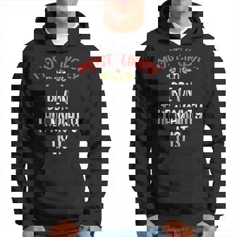 Most Likely To Christmas Be On The Naughty List Match Family Men Hoodie Graphic Print Hooded Sweatshirt - Thegiftio