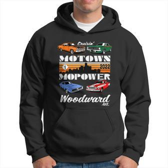Motown Mopower 2022 Woodward Car Cruise Hoodie - Monsterry