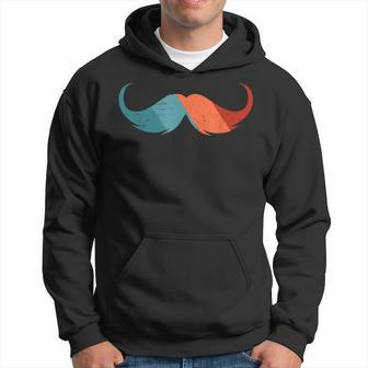 Mustache Retro Style Vintage Funny Mustache - Mustache Lover Hoodie - Seseable