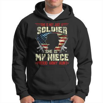 My Niece Is A Soldier Proud Army Aunt Military Gifts Hoodie | Mazezy