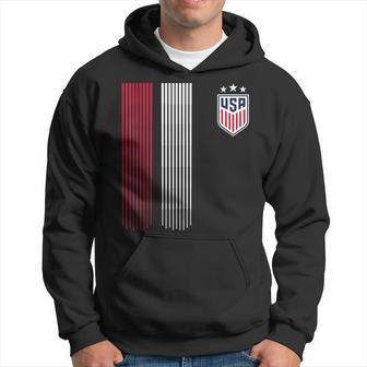 National America Flag Usa American Football Fan Soccer Team V4 Hoodie - Thegiftio UK