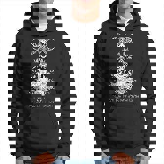 Nature Is My Church Crescent Moon Witchcraft Wiccan Witch Hoodie | Mazezy
