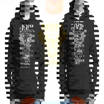 Never Underestimate The Power Of Dickson Personalized Last Name Hoodie - Seseable