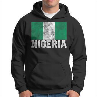Nigeria Nigerian Flag Family Pride Country Vintage Hoodie - Seseable