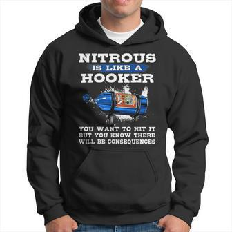 Nitrous Is Like A Hooker You Want To Hit It Awesome Mechanic Hoodie | Mazezy