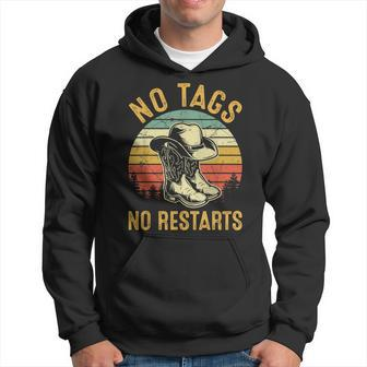 No Tags No Restarts Dance Line Dancing Dancer Gifts Hoodie - Seseable