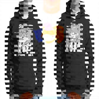 Nope Sleepyhead Sleepy Pajama Sleep Shiba Inu Paws Dog Breed Men Hoodie - Thegiftio