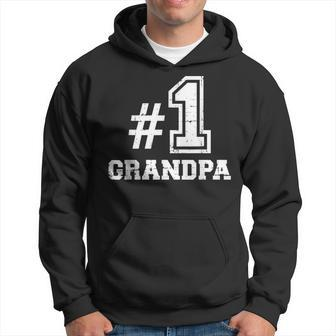 Number One No 1 Best Grandpa Gift For Mens Hoodie | Mazezy