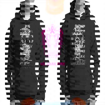In October We Wear Pink Sugar Skull Breast Cancer Awareness Men Hoodie - Thegiftio