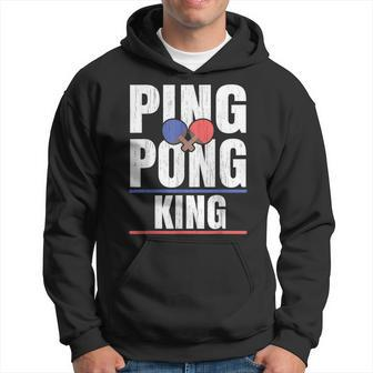 Office Ping Pong Champion T For Table Tennis Wizards Men Hoodie Graphic Print Hooded Sweatshirt - Seseable