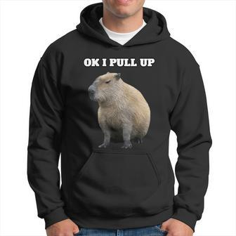 Ok I Pull Up Capybara Hoodie - Monsterry UK