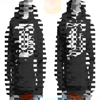 Old English Letter B Men Hoodie - Thegiftio
