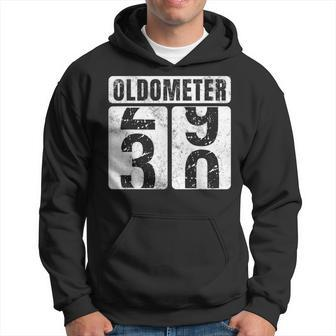 Oldometer 30 Vintage Funny 30Th Birthday Gift Idea Hoodie | Mazezy