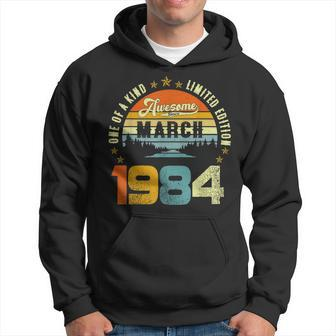 One Of A Kind Limited Edition Awesome Since March 1984 Hoodie - Seseable