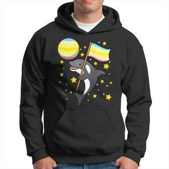 Orca In Space Transneutral Pride Hoodie | Mazezy