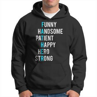 Original Fathers Day Father Acronym Best Dad 1 Gift For Mens Hoodie | Mazezy