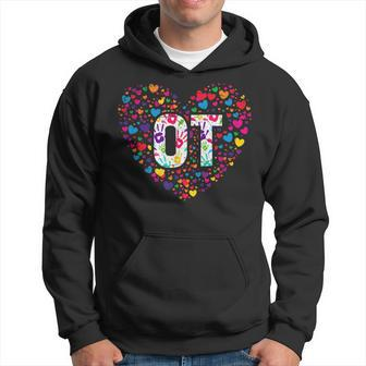 Ot Occupational Therapy Heart Occupational Therapist Hoodie | Mazezy