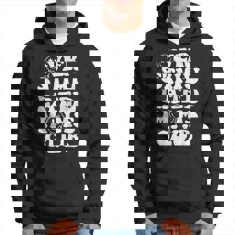 Overstimulated Moms Club Cool Moms Mama Mothers Sarcastic Hoodie | Mazezy
