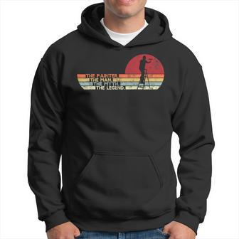 Painter The Man Myth Legend Retro Style House Painter Dad Hoodie - Seseable