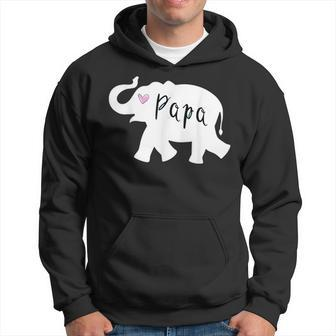 Papa Africa Elephant  Father Matching For Dad Gift For Mens Hoodie