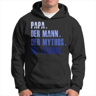 Papa Mythos Legende Geburtstag Langarm Hoodie, Besonderes Design - Seseable