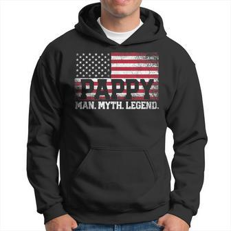 Pappy The Man The Myth The Legend Grandpa Fathers Day Gift Gift For Mens Hoodie - Seseable