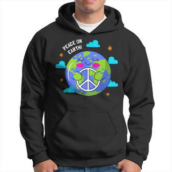 Peace On Earth Day Everyday Hippie Planet Save Environment Hoodie | Mazezy