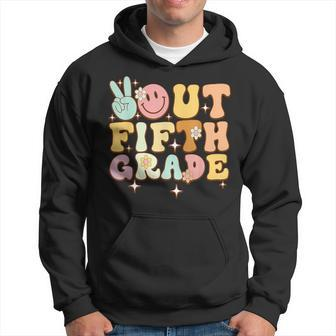 Peace Out Fifth 5Th Grade Class Of 2023 Goodbye 5Th Grade  Hoodie
