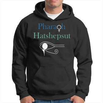 Pharaoh Hatshepsut Woman Pharaoh Of Ancient Egypt Men Hoodie Graphic Print Hooded Sweatshirt - Seseable