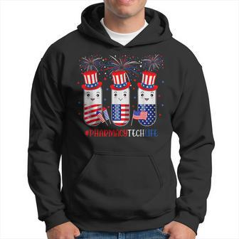 Pharmacy Tech Funny Pills American Patriotic 4Th Of July Hoodie | Mazezy CA