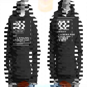 PhD Definition PhD Doctor Of Philosophy Hoodie - Thegiftio UK