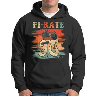 Pi-Rate Pi Day Mathematician Math Geek Pirate Lover Hoodie - Seseable