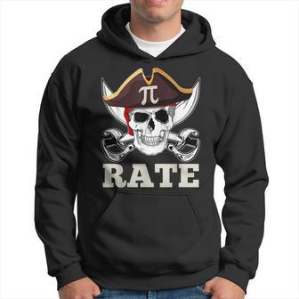 Pi-Rate Pi Day Mathematician Math Geek Pirate Lover Hoodie - Seseable