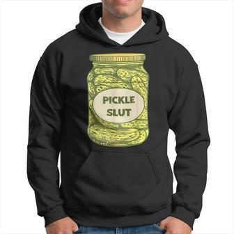 Pickle Slut Funny Canned Pickles Hoodie | Mazezy