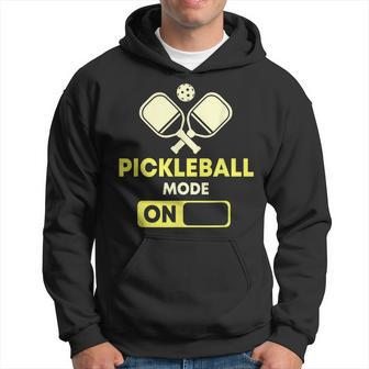 Pickleball Modus Ein Pickleball Schläger Und Ball Hoodie - Seseable