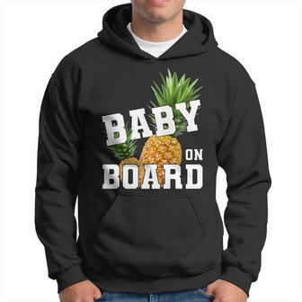 Pineapple Baby On Board Announcement Pregnancy Pineapple Hoodie | Mazezy