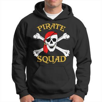 Pirate Squad Skull And Crossbones Men Hoodie Graphic Print Hooded Sweatshirt - Thegiftio UK
