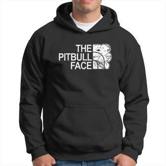 The Pitbull Face Dog Pitbull Men Hoodie - Thegiftio UK