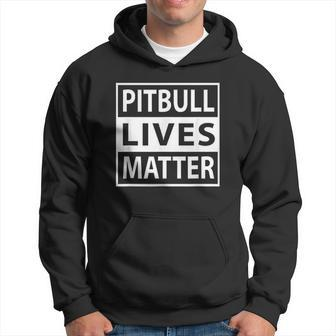 Pitbull Lives Matter Pit Bull Pet Dog Men Hoodie - Thegiftio UK