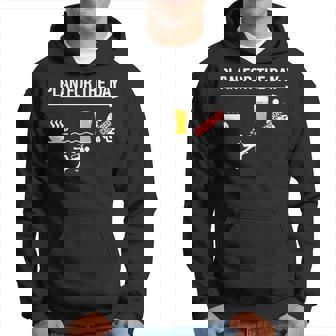 Plan For The Day Funny Scuba Diving Hoodie | Mazezy