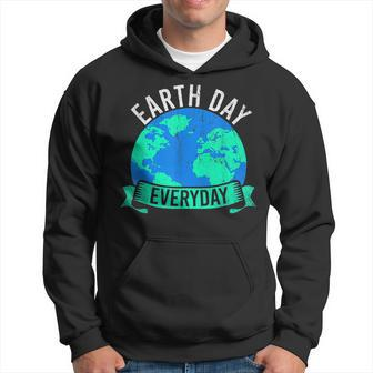 Planet Anniversary Earth Day Everyday Earth Day Hoodie | Mazezy