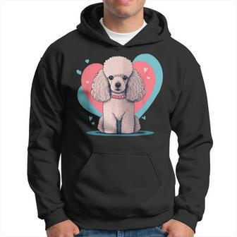 Poodle Dog With Heartdecoration - Doglove Hoodie | Mazezy