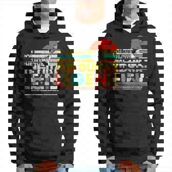 Pop The Man Myth Guitar Legend Guitarist Fathers Day Music Hoodie - Thegiftio