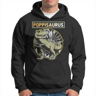 Poppisaurus Poppi Dinosaur Fathers Day Gift Hoodie - Seseable