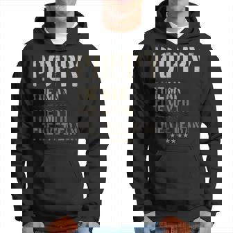 Poppy Man Myth Veteran Fathers Day Gift For Military Veteran V2 Hoodie - Seseable